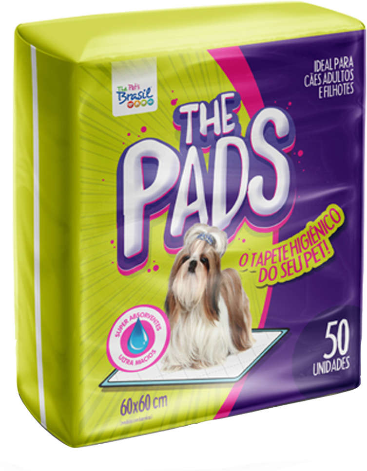 Tapete Higiênico The Pads 60x60 - 50 Unidades