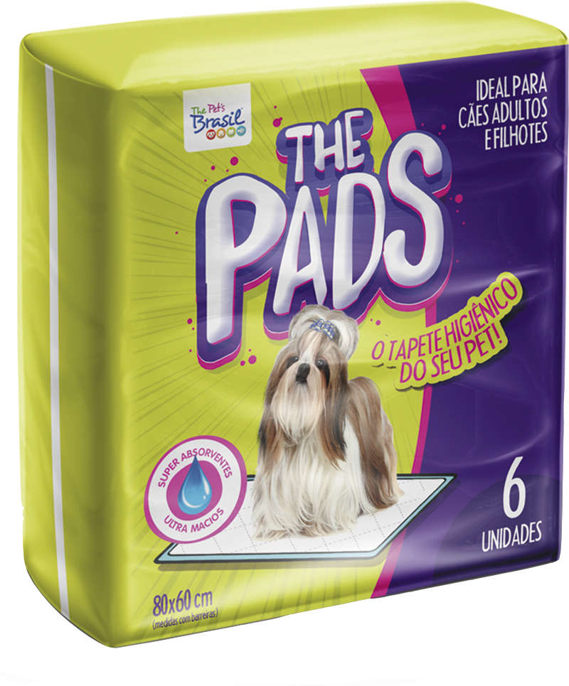 Tapete Higiênico The Pads 80x60 - 6 Unidades