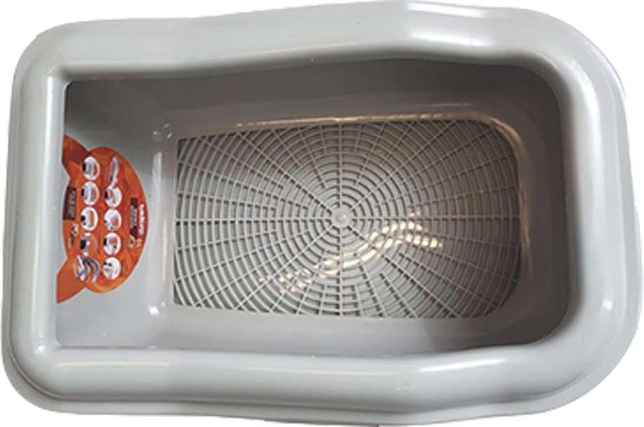 Bandeja Sanitária Durapets Furbox Laranja para Gatos - Tam. Único
