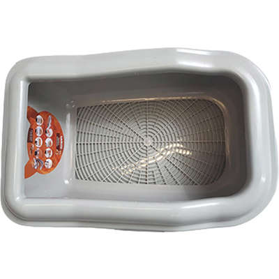 Bandeja Sanitária Durapets Furbox Laranja para Gatos
