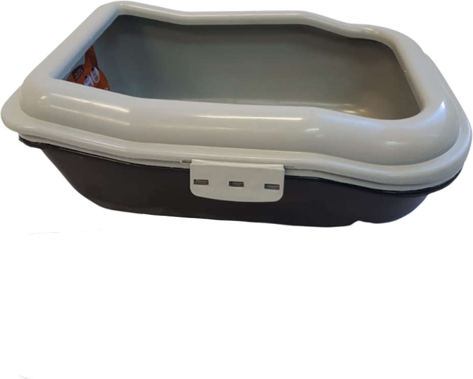 Bandeja Sanitária Durapets Furbox Preta para Gatos - Tam. Único