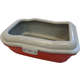 Bandeja Sanitária Durapets Furbox Vermelha para Gatos