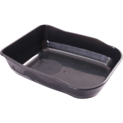 Bandeja Sanitária Durapets Single Preta para Gatos