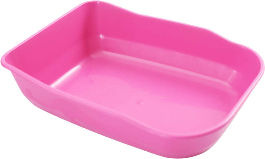 Bandeja Sanitária Durapets Single Rosa para Gatos - Tam. Único