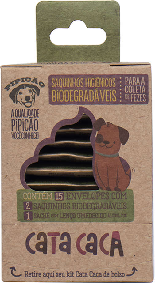 Kit Pipicão Cata Caca de Bolso - Tam. Único
