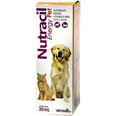 Suplemento Mineral Vitamínico Vet Farmos Nutracil Energy Pet para Cães e Gatos
