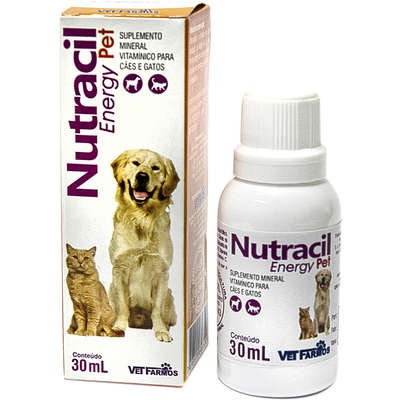 Suplemento Mineral Vitamínico Vet Farmos Nutracil Energy Pet para Cães e Gatos