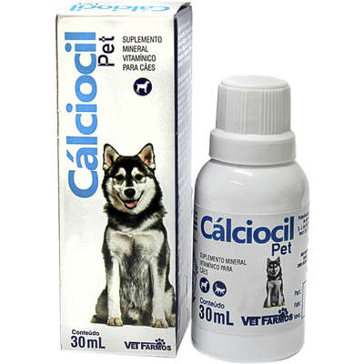 Suplemento Mineral Vitamínico Vet Farmos Cálciocil Pet para Cães
