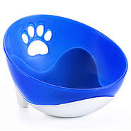Comedouro Inclinado Azul - Tam. G