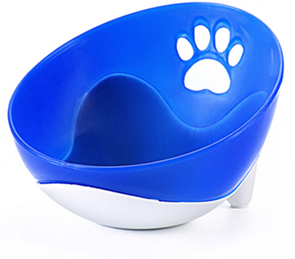 Comedouro Inclinado Azul - Tam. G