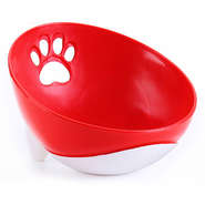 Comedouro Inclinado Vermelho - Tam. G
