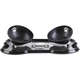 Kit Truqys Pets Jogo Americano Osso + 02 Comedouros Inclinados Preto