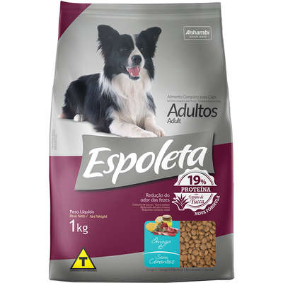 Ração Seca Espoleta Carne para Cães Adultos