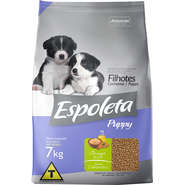 Ração Seca Espoleta Leite para Cães Filhotes - 7Kg