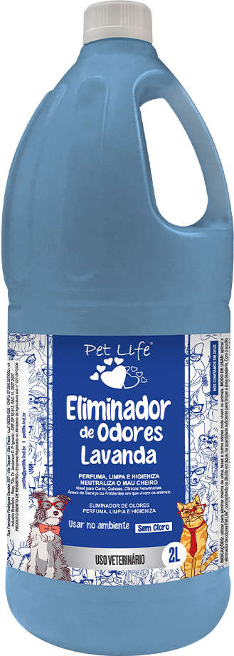 Eliminador de Odor Pet Life Lavanda - 2 Litros