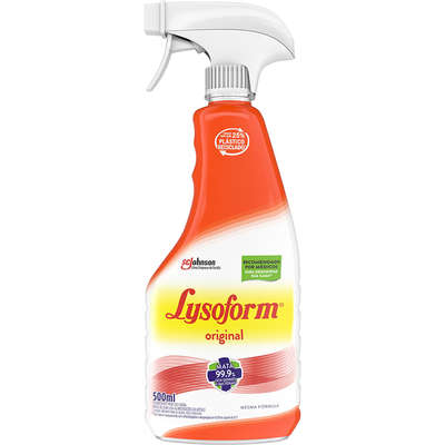 Desinfetante Lysoform Bruto Original em Spray para Pets