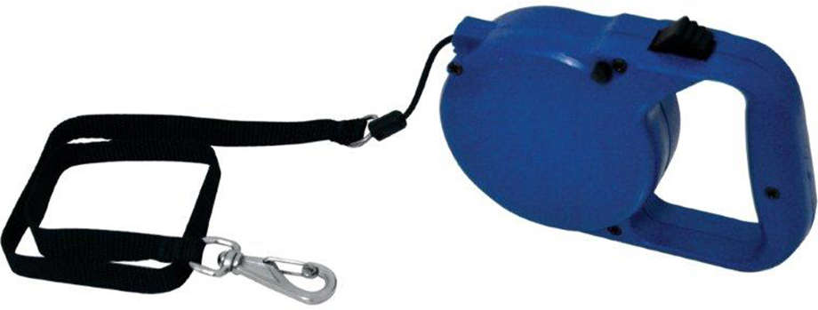 Guia Retrátil Azul para Cães - Tam. Único