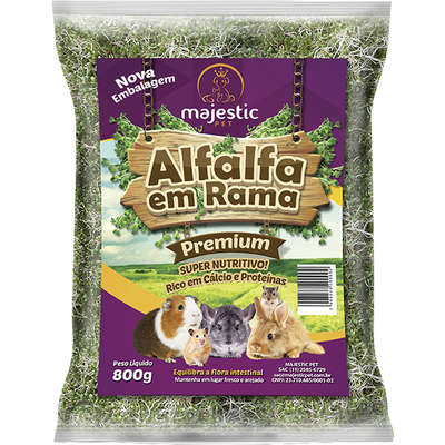 Alfafa em Rama Majestic Pet para Roedores