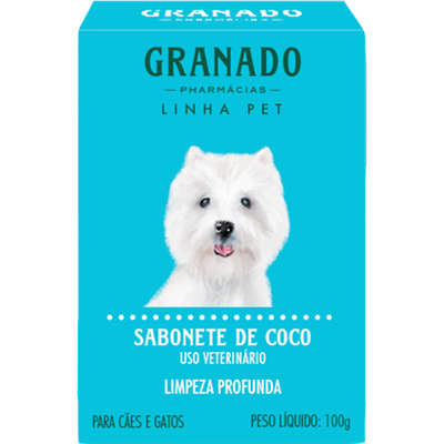 Sabonete Pet Granado de Coco para Cães e Gatos