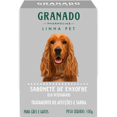 Sabonete Pet Granado de Enxofre para Cães e Gatos