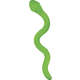 Brinquedo Cobra TPR com Dispenser para Ração Verde para Cães