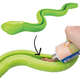Brinquedo Cobra TPR com Dispenser para Ração Verde para Cães