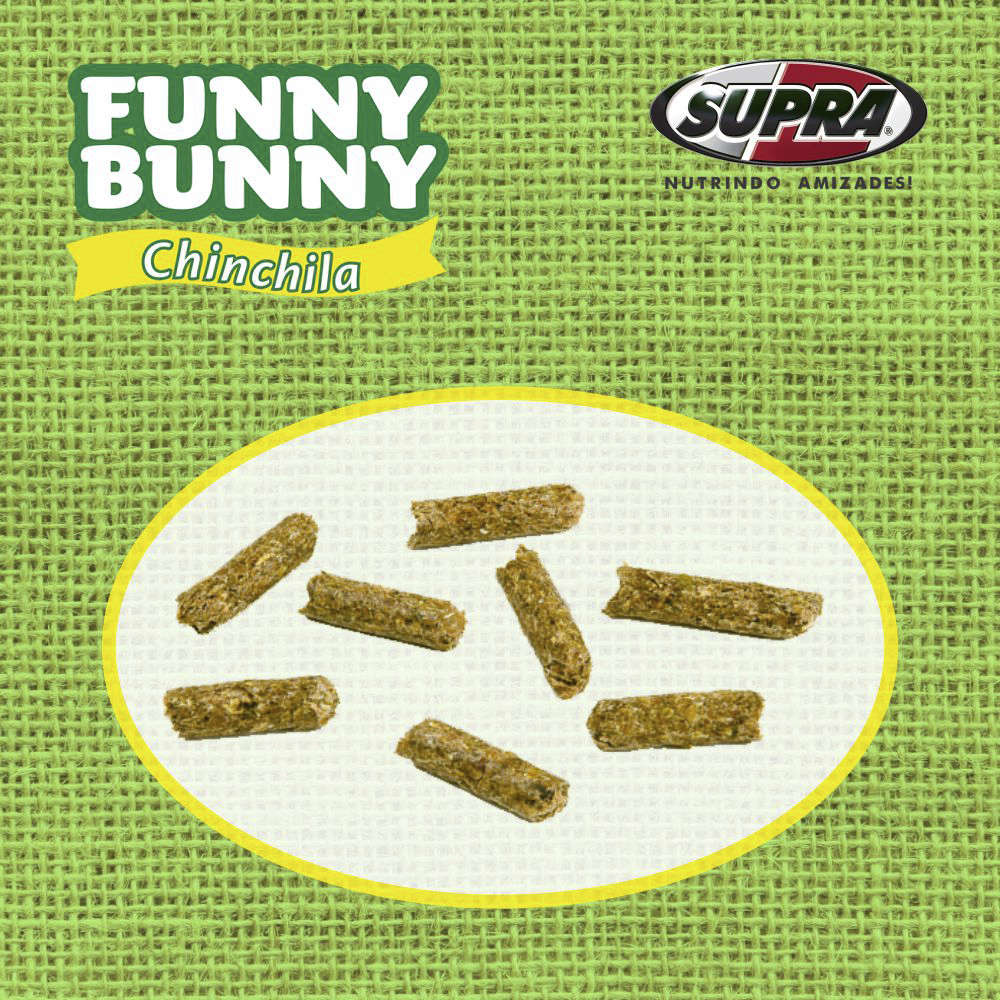 Ração Supra Funny Bunny Chinchila - 700 g