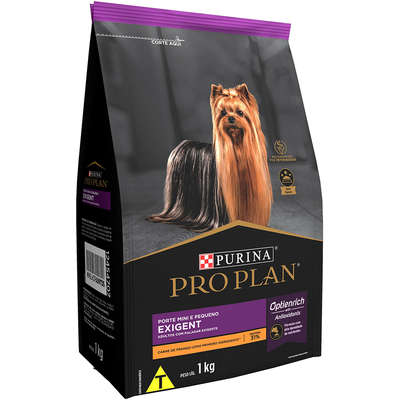 Ração Seca Nestlé Purina Pro Plan Exigentes Frango para Cães Adultos Raças Pequenas