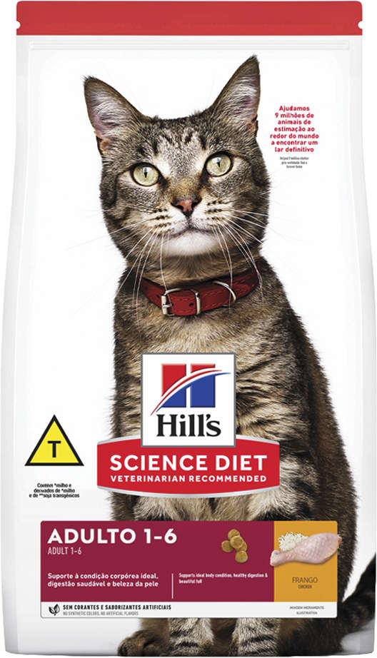 Ração Seca Hill's Science Diet para Gatos Adultos - 1,8Kg