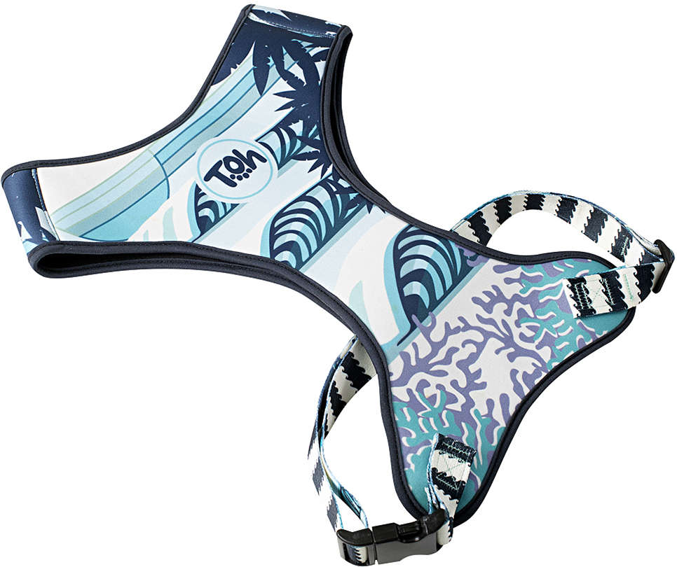 Conjunto Peitoral Neoprene e Guia Noronha - Tam. PP