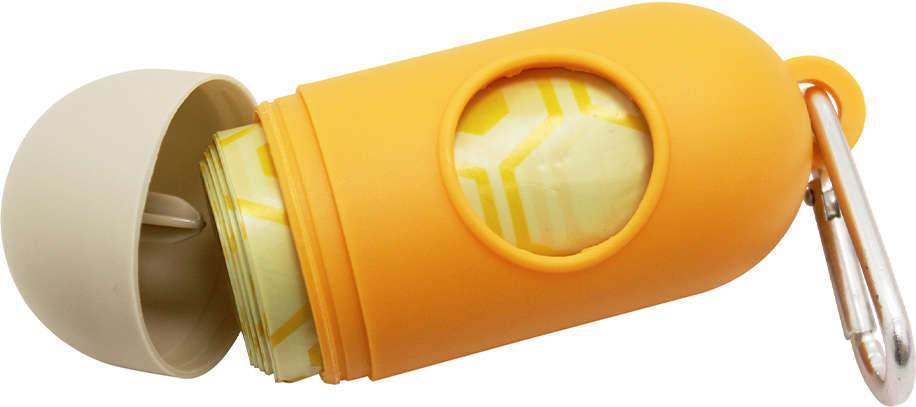 Kit Saquinhos Higienicos Cata-Caca com Dispenser GermanHart Eco Colmeia - Tam. Único