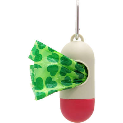Kit Saquinhos Higienicos Cata-Caca com Dispenser Germanhart Eco Folhas