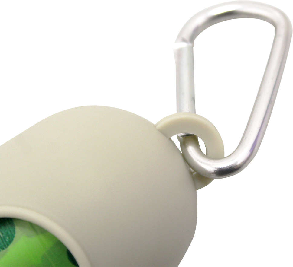 Kit Saquinhos Higienicos Cata-Caca com Dispenser GermanHart Eco Folhas - Tam. Único
