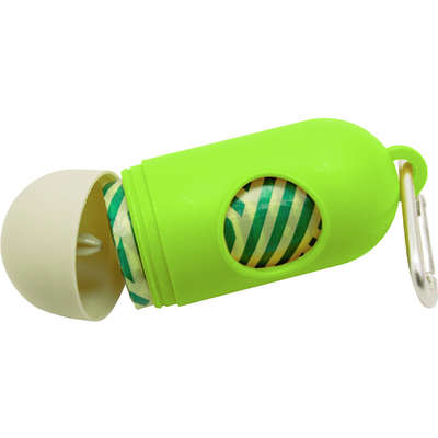 Kit Saquinhos Higienicos Cata-Caca com Dispenser Germanhart Eco Bambu