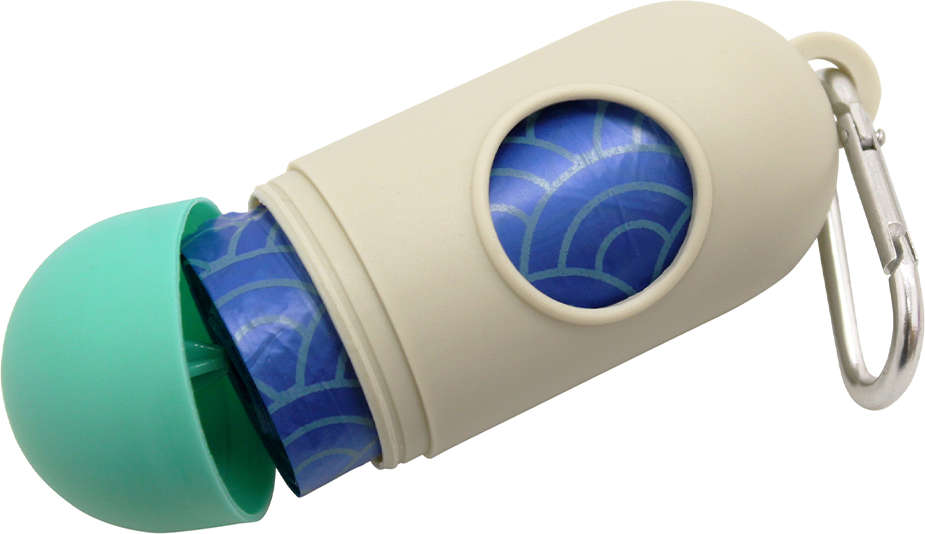 Kit Saquinhos Higienicos Cata-Caca com Dispenser GermanHart Eco Waves - Tam. Único