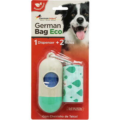 Kit Saquinhos Higienicos Cata-Caca com Dispenser Germanhart Eco Waves
