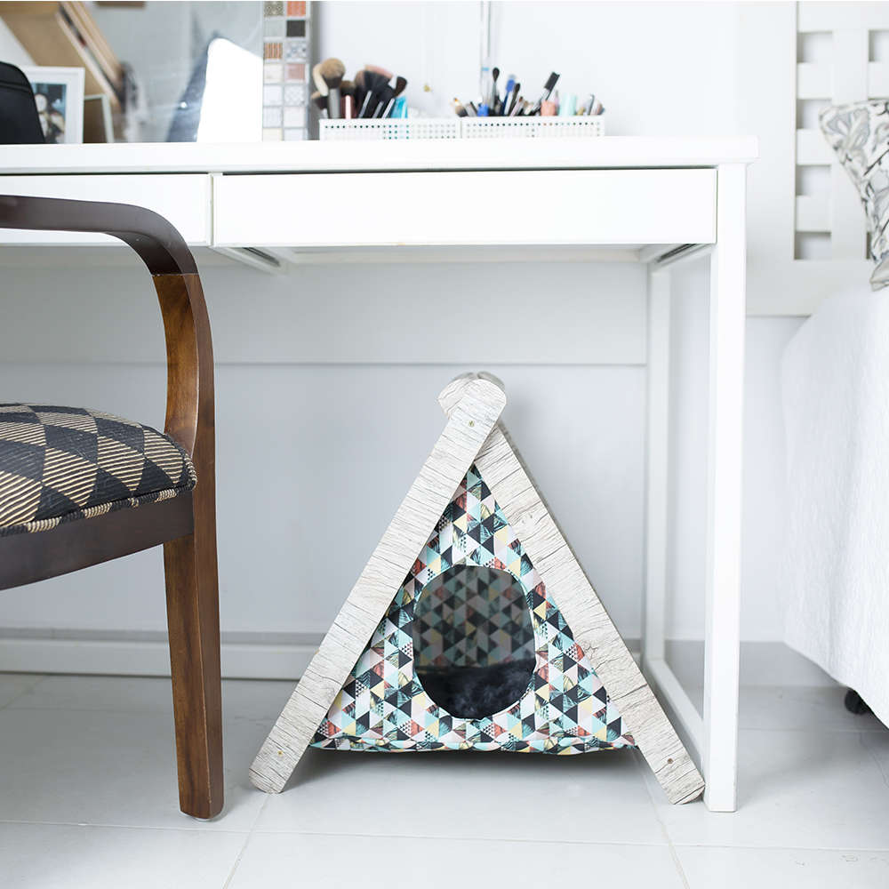 Toquinha Geométrica para Gatos - Tam. Único