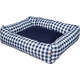 Cama Flex Fábrica Pet Xadrez - Azul Marinho