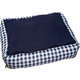 Cama Flex Fábrica Pet Xadrez - Azul Marinho
