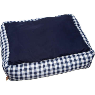 Cama Flex Fábrica Pet Xadrez - Azul Marinho