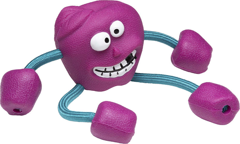 Brinquedo Maça Roxo Sabor Leite para Cães - Tam. Único