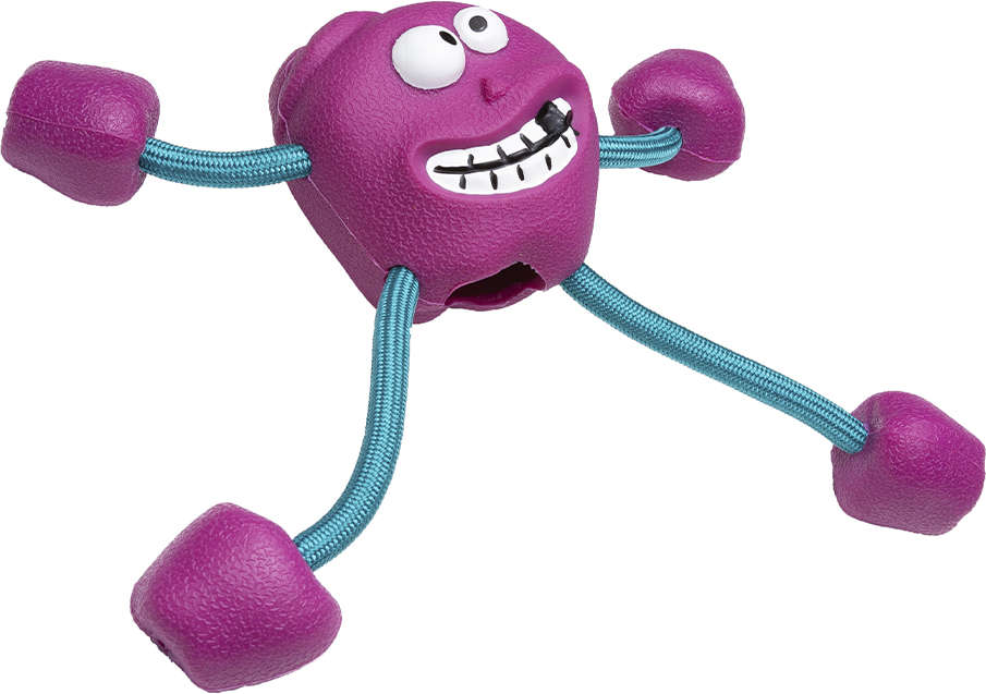 Brinquedo Maça Roxo Sabor Leite para Cães - Tam. Único