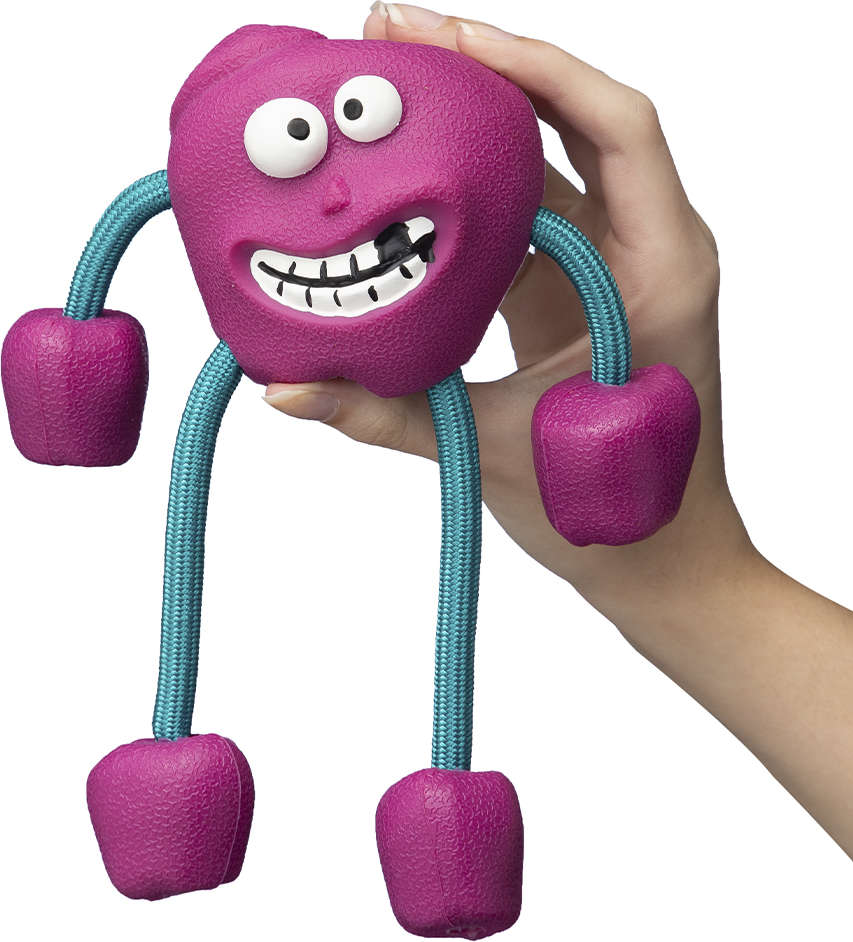 Brinquedo Maça Roxo Sabor Leite para Cães - Tam. Único