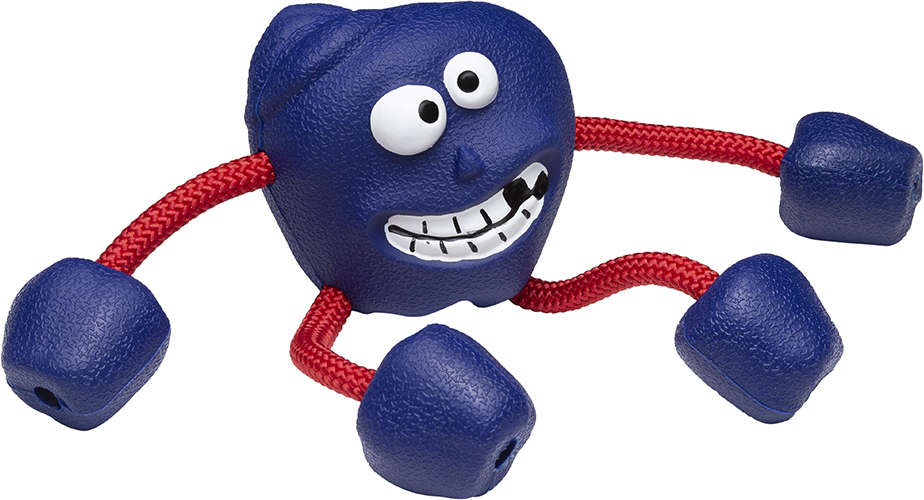 Brinquedo Maça Azul Sabor Leite para Cães - Tam. Único
