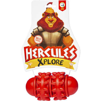 Brinquedo Cilindro Vermelho Sabor Leite para Cães