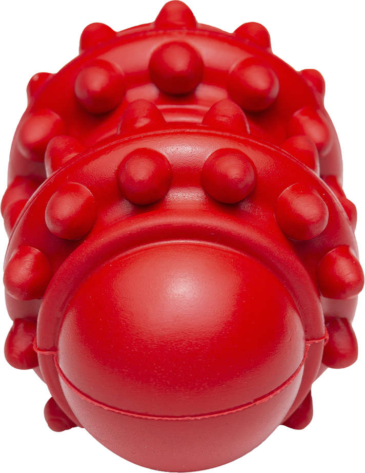 Brinquedo Cilindro Vermelho Sabor Leite para Cães - Tam. Único