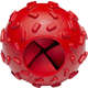 Brinquedo Bola com Dispenser de Ração Vermelho Sabor Bacon para Cães