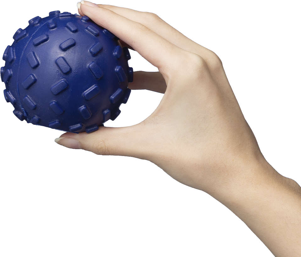 Brinquedo Bola com Dispenser de Ração Azul Sabor Bacon para Cães - Tam. Único