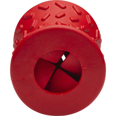 Brinquedo Ampulheta com Dispenser de Ração Vermelho Sabor Bacon para Cães