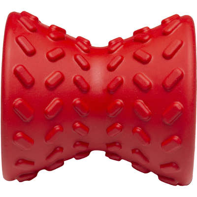 Brinquedo Ampulheta com Dispenser de Ração Vermelho Sabor Bacon para Cães
